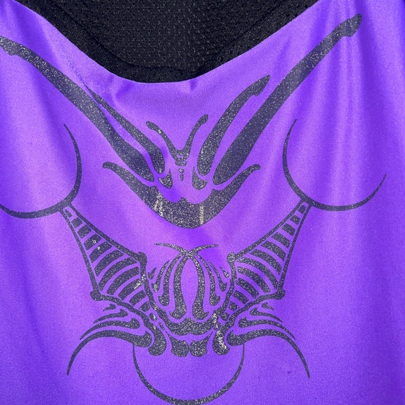 DANE 3001 Purple Cyber Aesthetic Slash Top London - Picture 3 of 11
